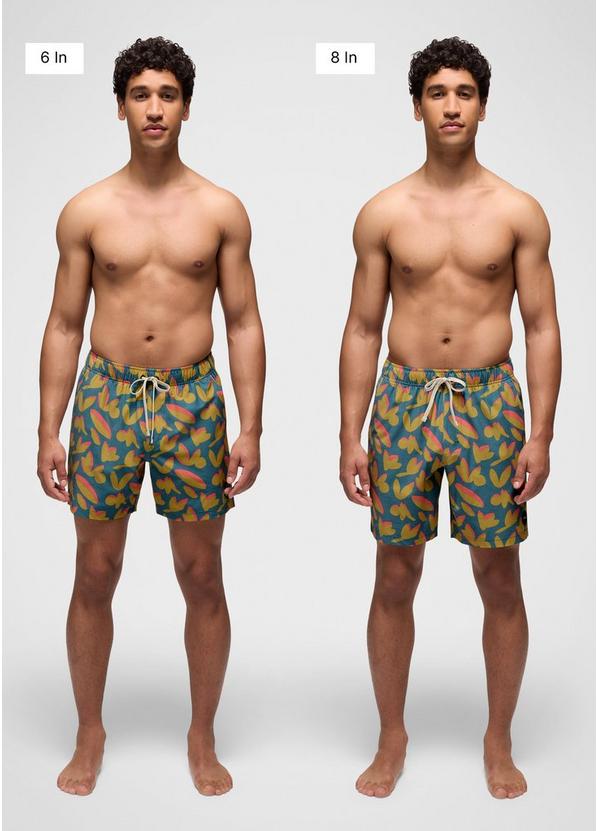 Metric E-Waist Swim Short, Color: Catalina Indo Disco, image 6
