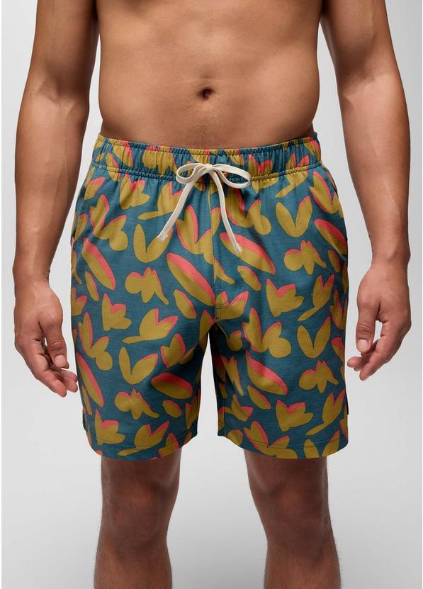 Metric E-Waist Swim Short, Color: Catalina Indo Disco, image 5