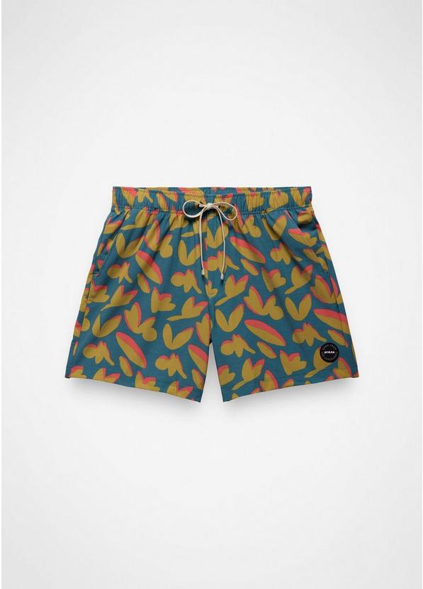Metric E-Waist Swim Short, Color: Catalina Indo Disco, image 8