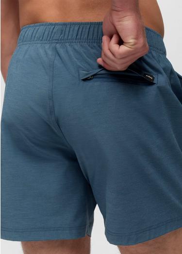 Metric E-Waist Swim Short, Color: Bluff Blue, image 1