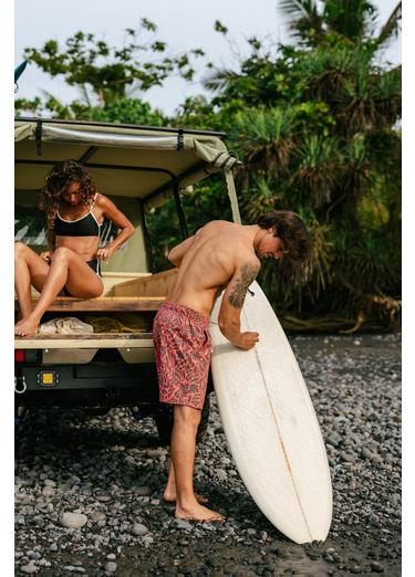 Metric E-Waist Swim Short, Color: Lychee Seaweed, image 7