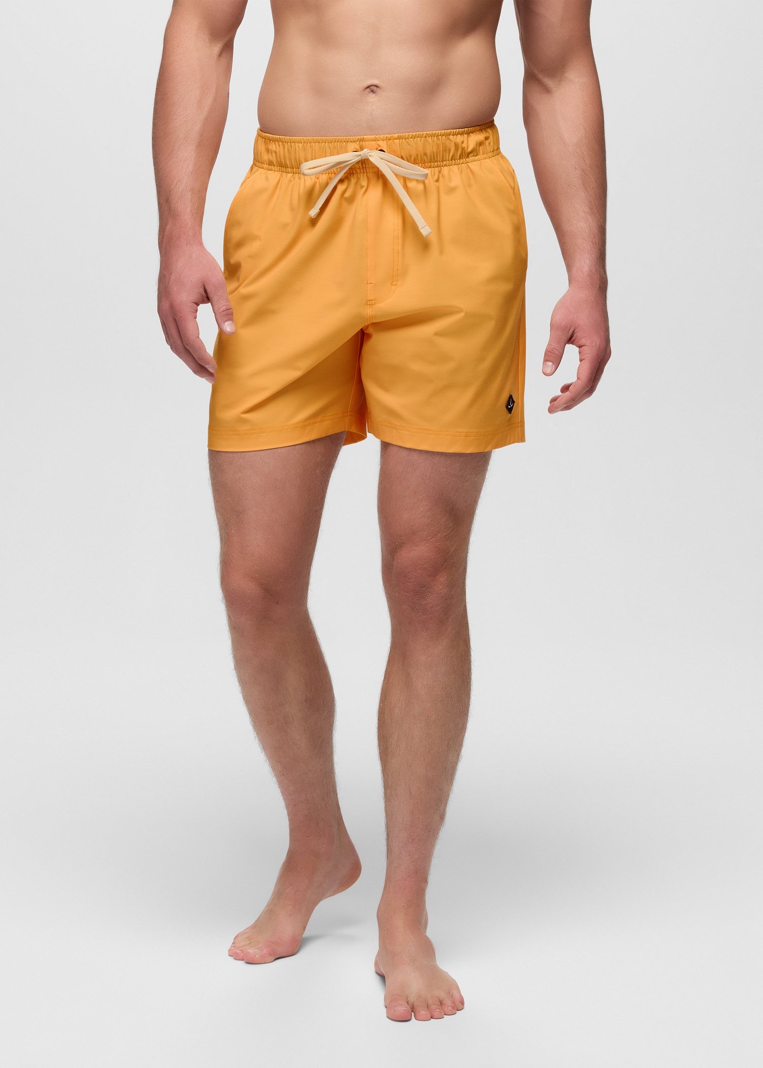 Mens prAna Metric E-Waist Swim Short - Mango