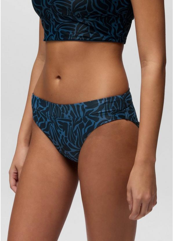 Summer Wave Swim Bottom, Color: Black Seaweed, image 2
