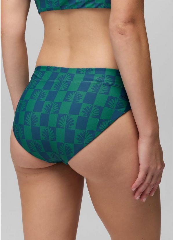 Summer Wave Swim Bottom, Color: Bluff Blue Checker, image 3