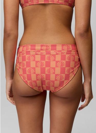 Summer Wave Swim Bottom, Color: Guava Pop Checker, image 27