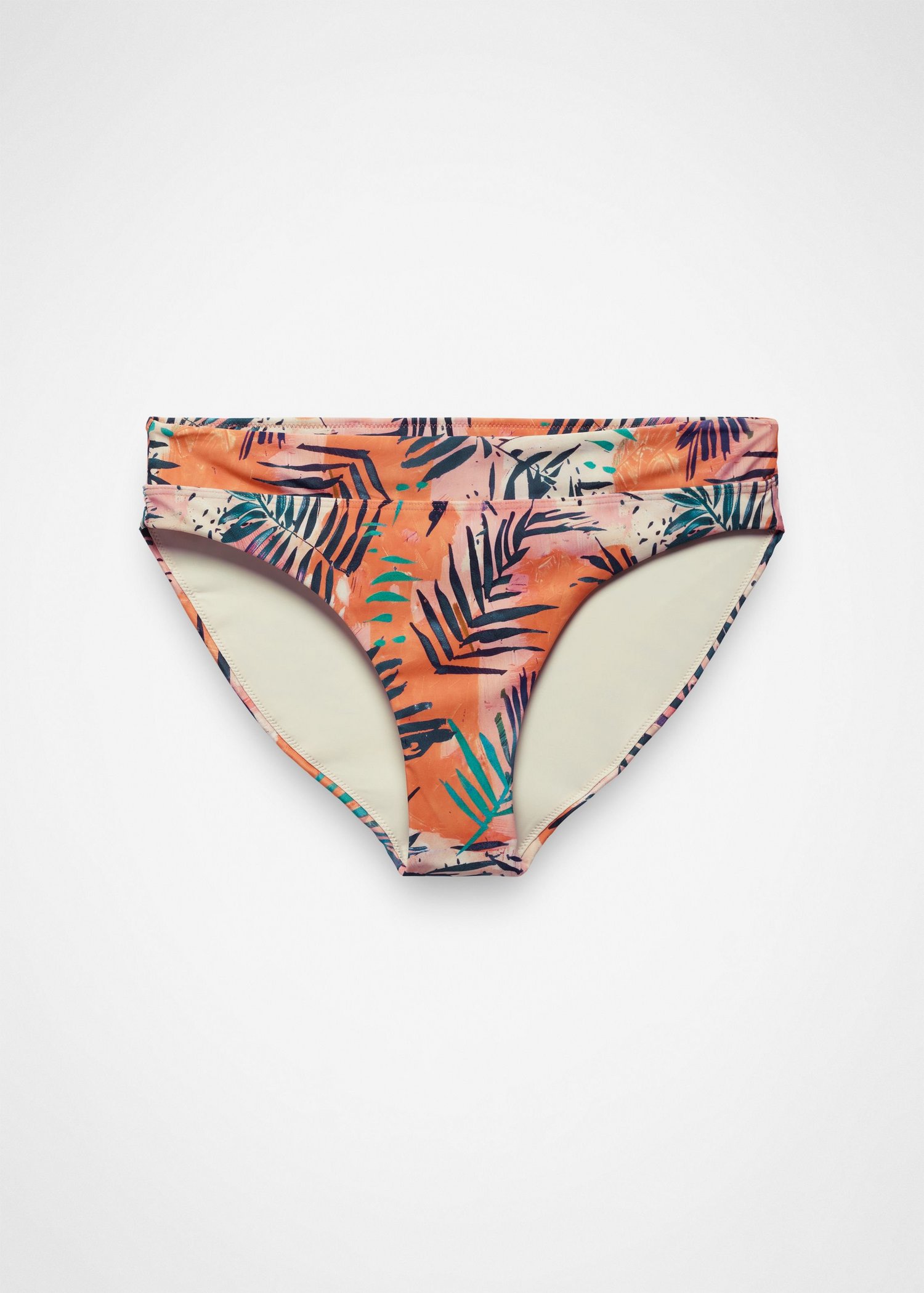 Womens prAna Summer Wave Swim Bottom - Papaya Island Fever