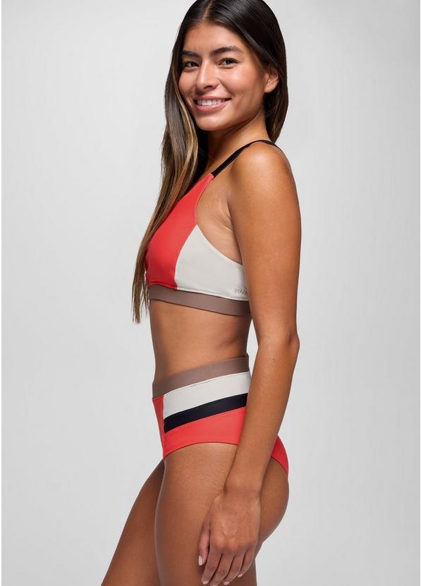 Baja Bound Sport Top, Color: Rose Fire Colorblock, image 6