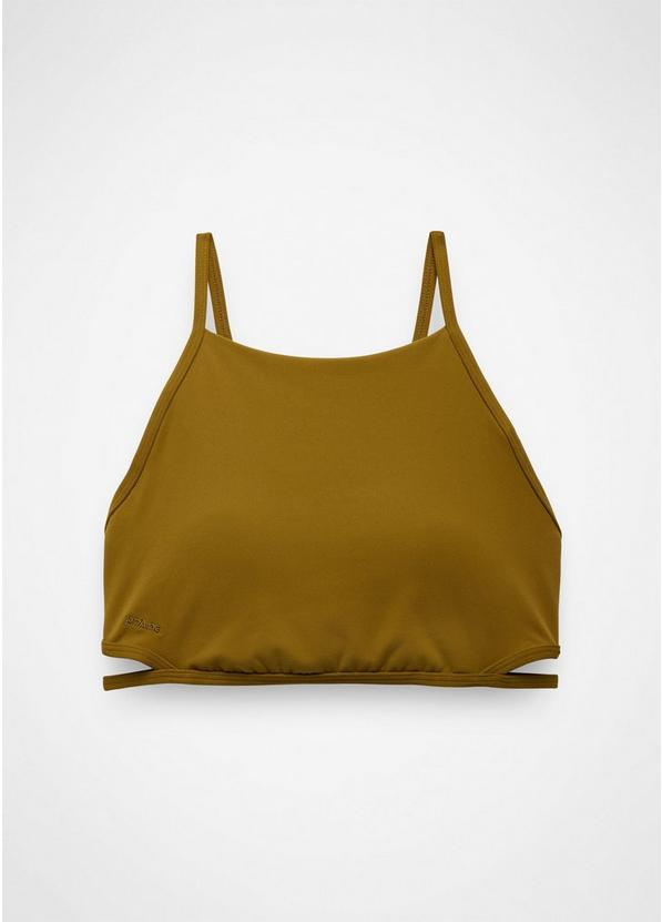 Luxara High Neck Bra, Color: Retro Olive, image 6