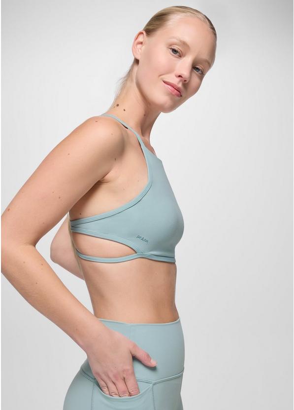 Luxara High Neck Bra, Color: Saltwater, image 5