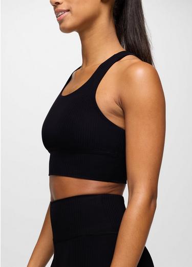 Luxara Rib Racerback Bralette, Color: Black, image 15