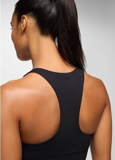 Luxara Rib Racerback Bralette, Color: Black, image 14