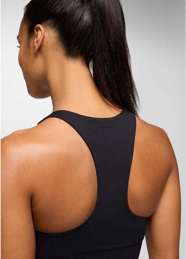 Luxara Rib Racerback Bralette, Color: Black, image 3