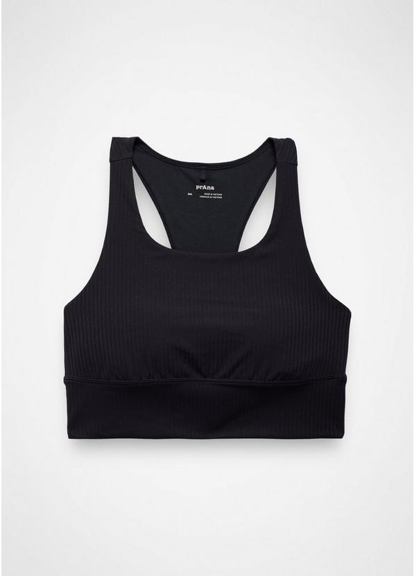 Luxara Rib Racerback Bralette, Color: Black, image 6