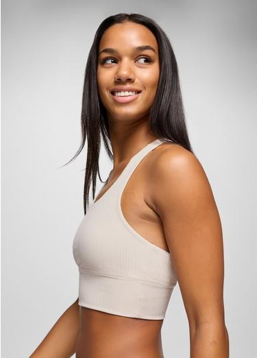 Luxara Rib Racerback Bralette, Color: Almond, image 3