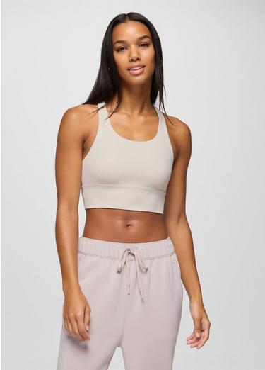 Luxara Rib Racerback Bralette, Color: Almond, image 1