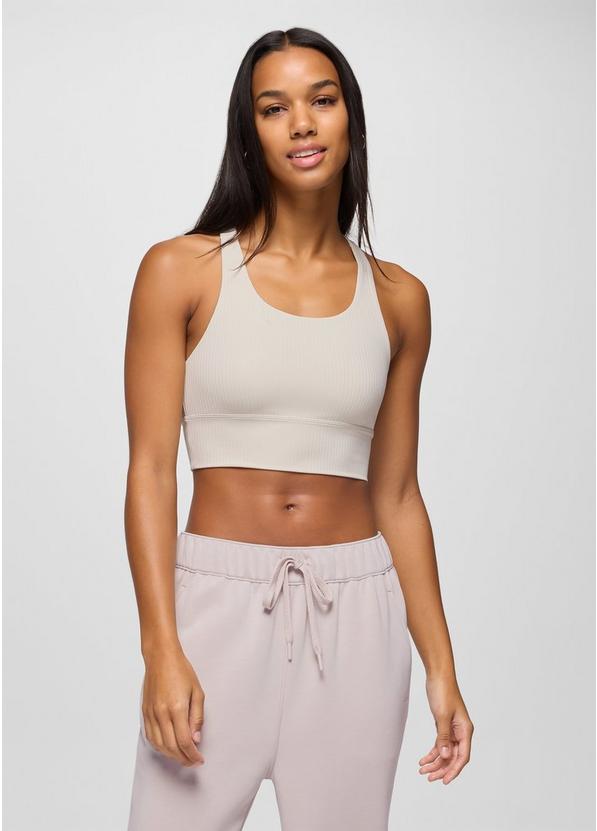 Luxara Rib Racerback Bralette, Color: Almond, image 1