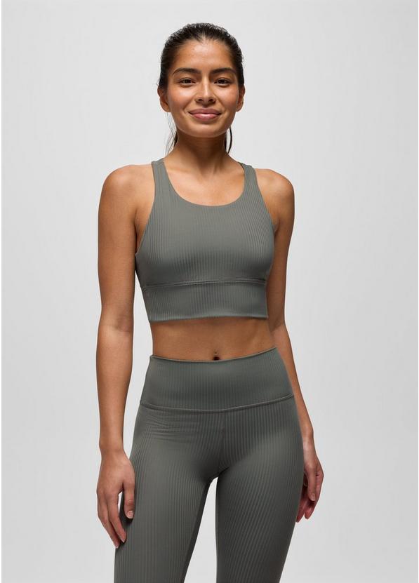 Luxara Rib Racerback Bralette, Color: Thyme, image 7