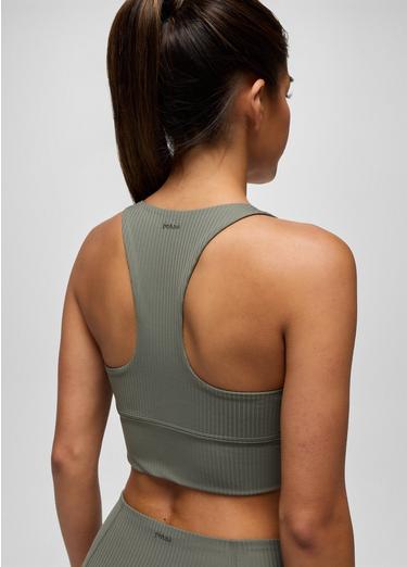 Luxara Rib Racerback Bralette, Color: Thyme, image 7