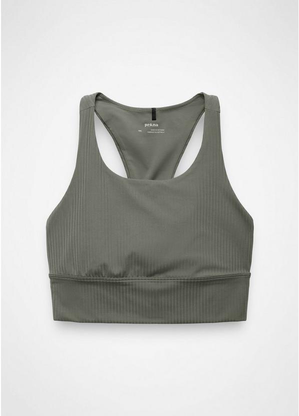 Luxara Rib Racerback Bralette, Color: Thyme, image 6