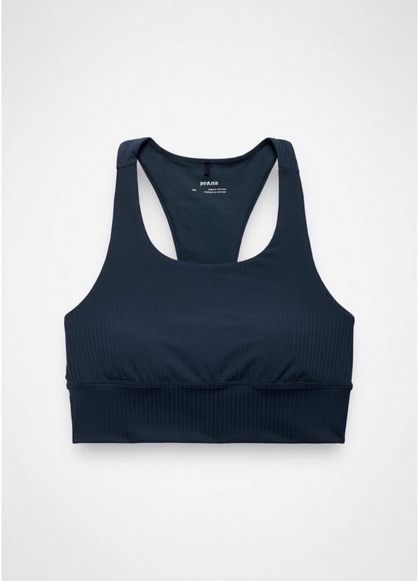 Luxara Rib Racerback Bralette, Color: Stormy Night, image 8