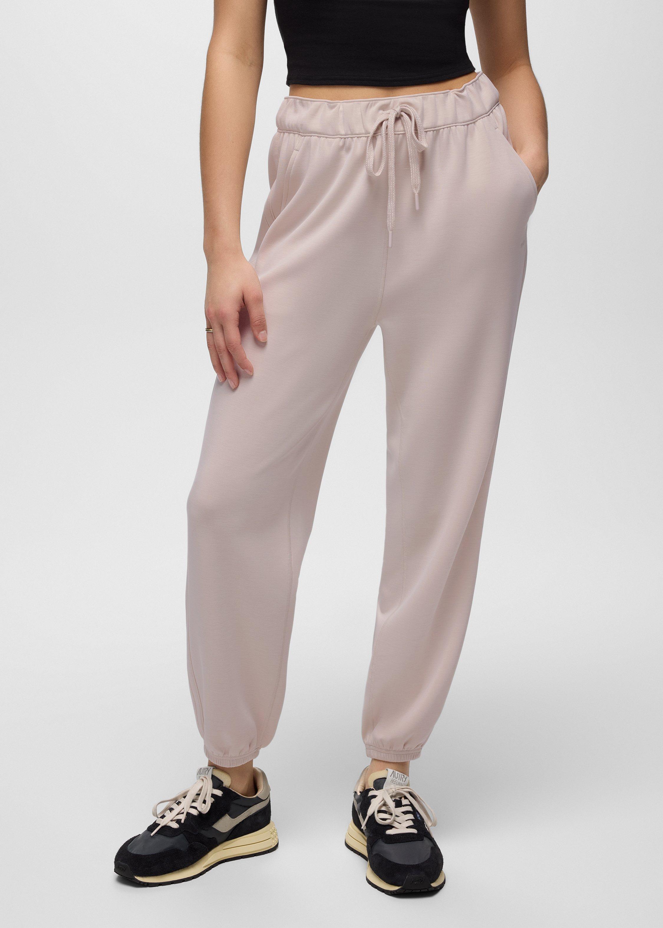Womens prAna Shea Soft High Rise Jogger - Almond