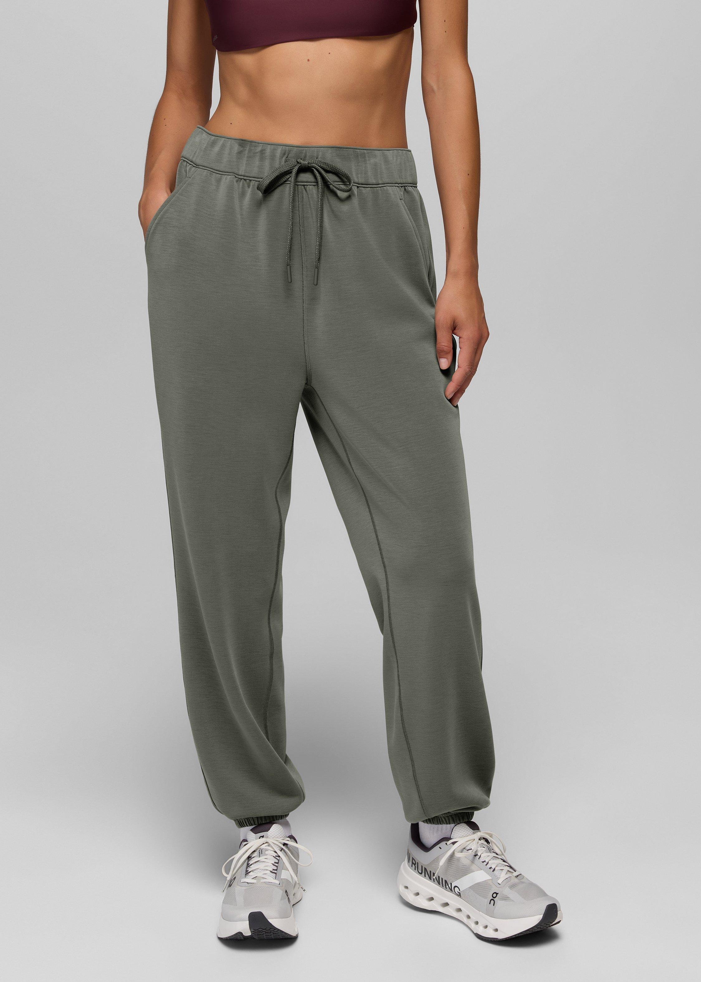 Womens prAna Shea Soft High Rise Jogger - Thyme