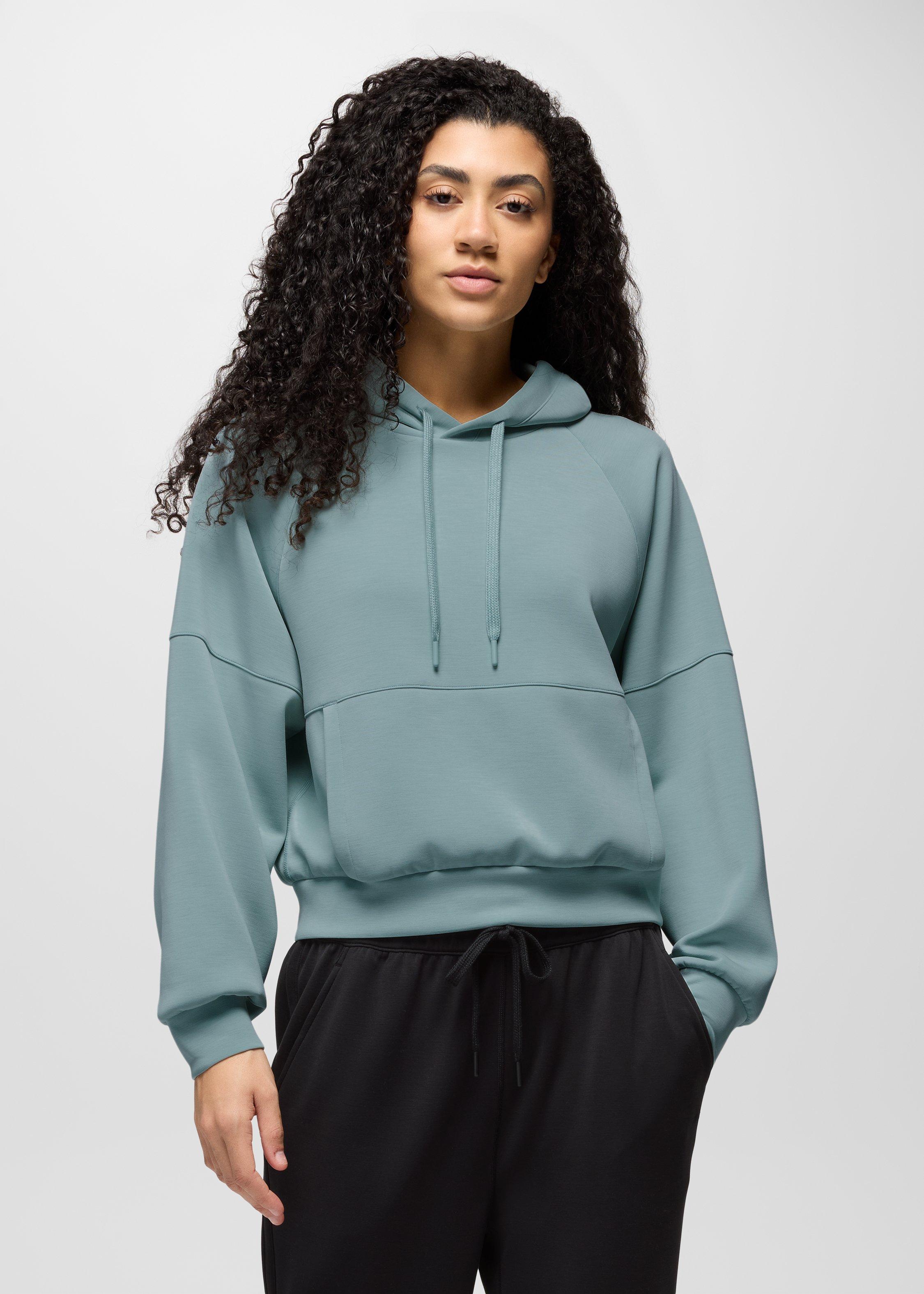 Womens prAna Shea Soft Hoodie - Saltwater