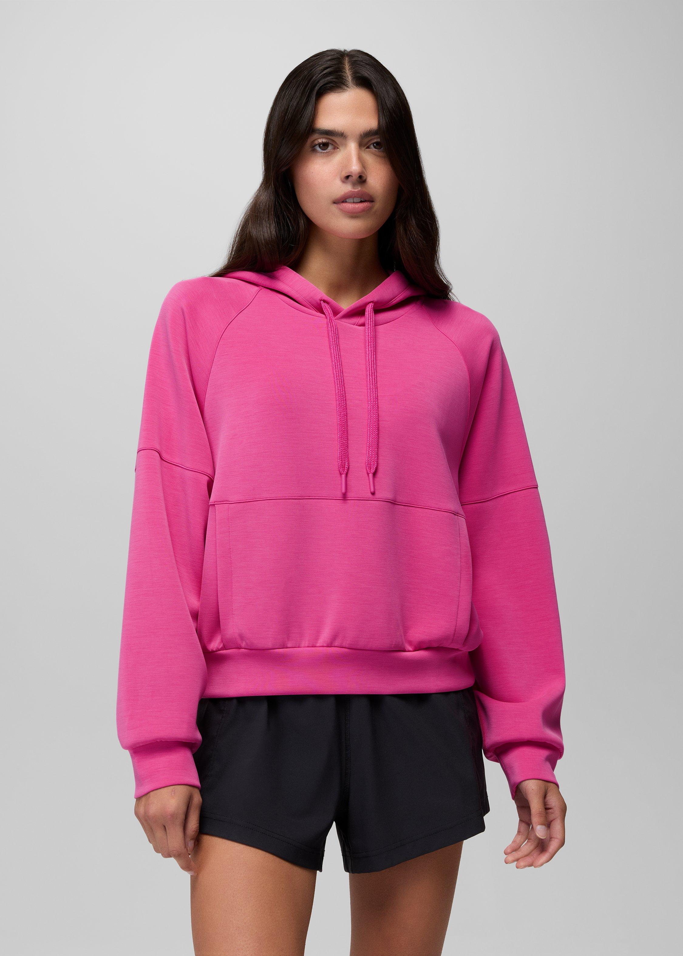 Womens prAna Shea Soft Hoodie - Berry Beam