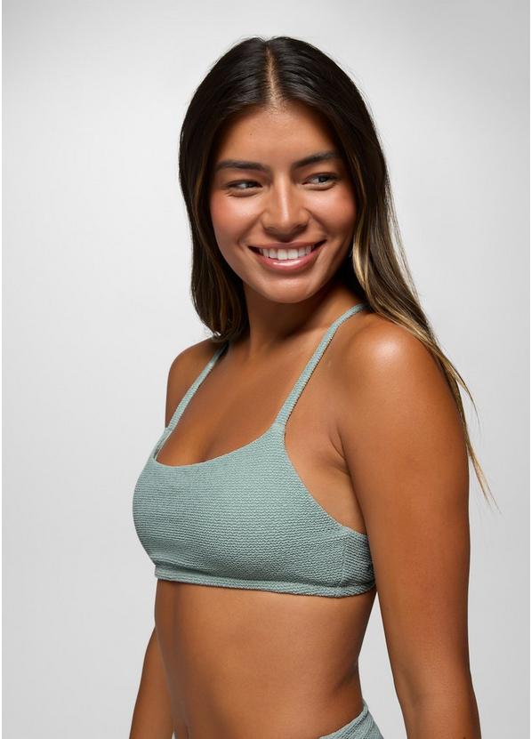 Lahari Scrunch Swim Top, Color: Saltwater, image 4