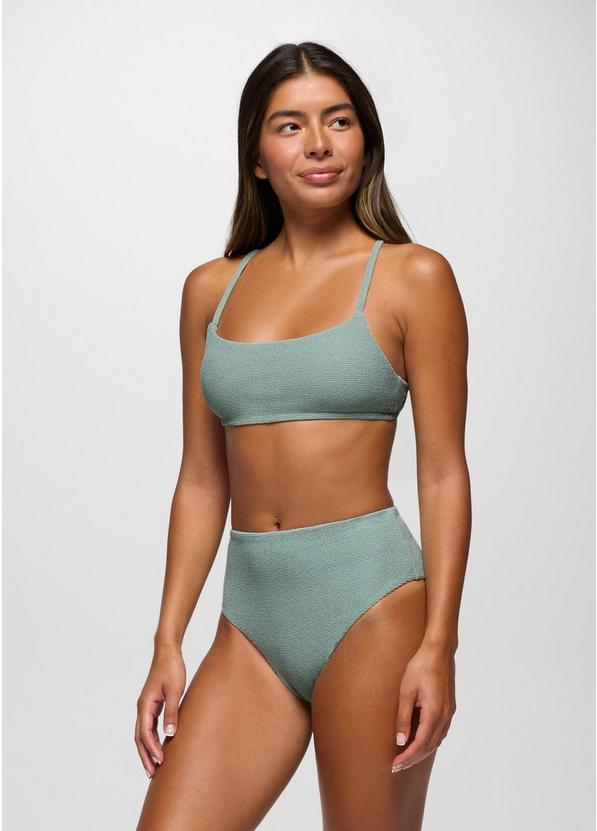 Lahari Scrunch Swim Top, Color: Saltwater, image 2