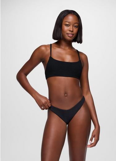 Lahari Scrunch Classic Swim Bottom, Color: Black, image 2