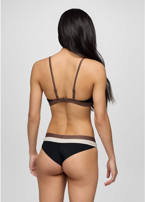 Baja Bound Adjustable Swim Top, Color: Carob Colorblock, image 3