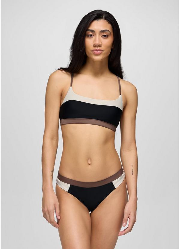 Baja Bound Adjustable Swim Top, Color: Carob Colorblock, image 2