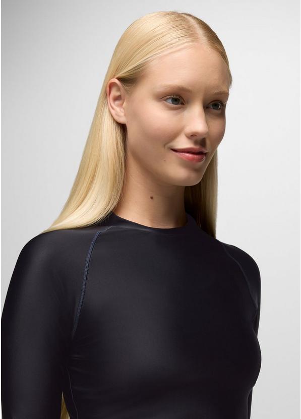 Baja Bound Rashguard Swim Top, Color: Black, image 4