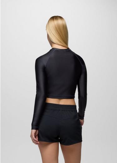 Baja Bound Rashguard Swim Top, Color: Black, image 3