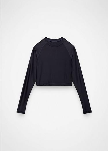 Baja Bound Rashguard Swim Top, Color: Black, image 1