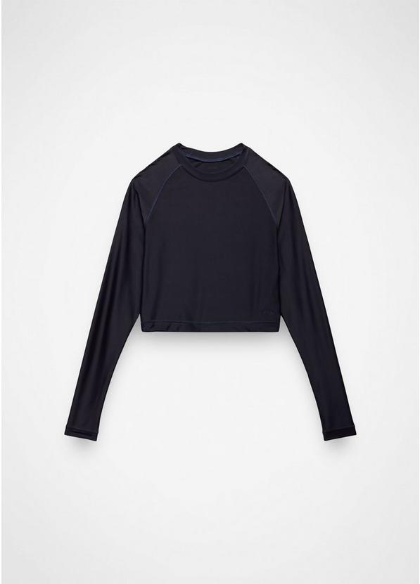 Baja Bound Rashguard Swim Top, Color: Black, image 1