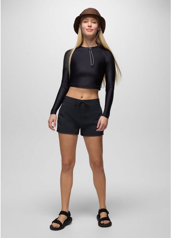 Baja Bound Rashguard Swim Top, Color: Black, image 5