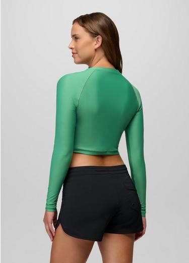 Baja Bound Rashguard Swim Top, Color: Jade, image 15
