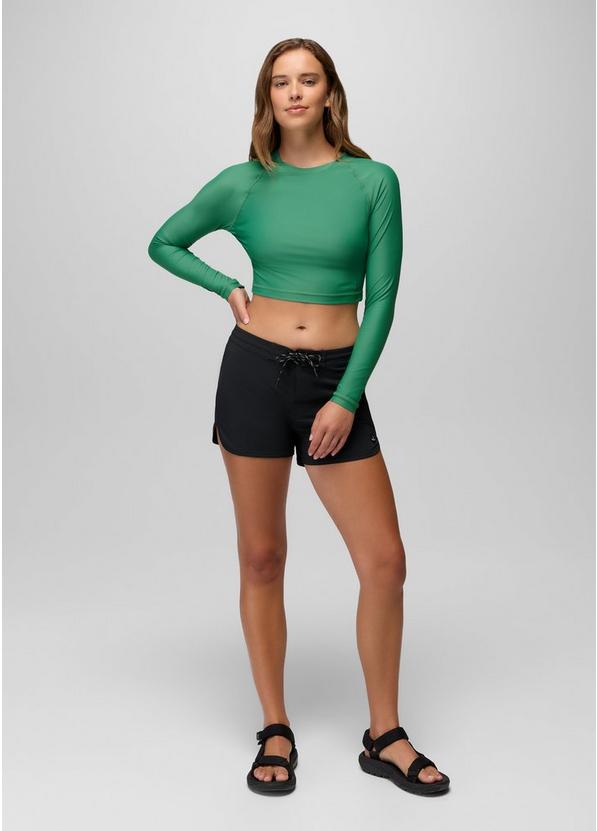 Baja Bound Rashguard Swim Top, Color: Jade, image 5