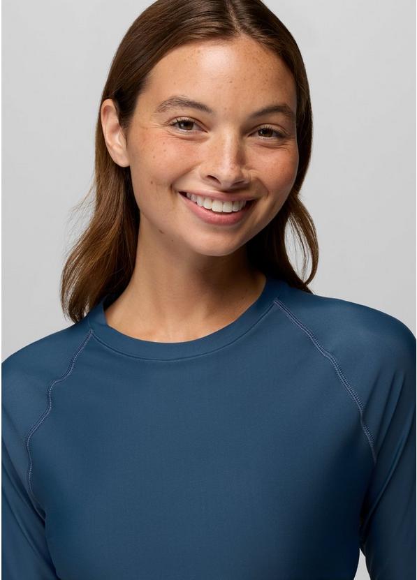 Baja Bound Rashguard Swim Top, Color: Bluff Blue, image 2