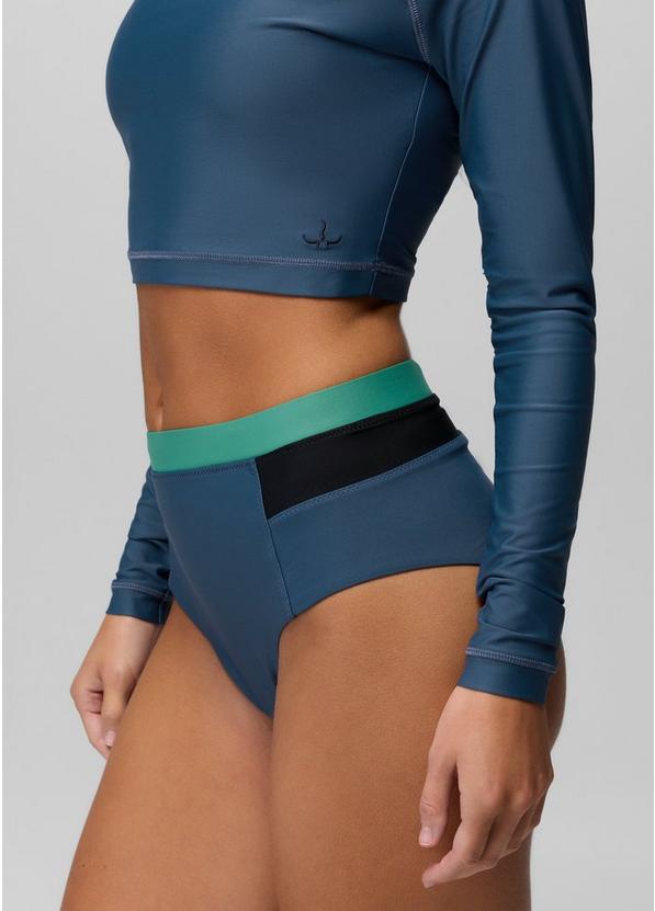 Baja Bound Rashguard Swim Top, Color: Bluff Blue, image 3