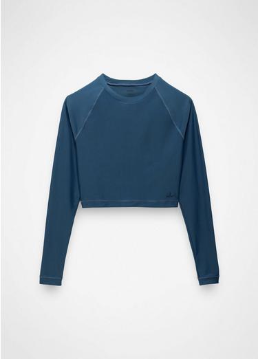 Baja Bound Rashguard Swim Top, Color: Bluff Blue, image 9