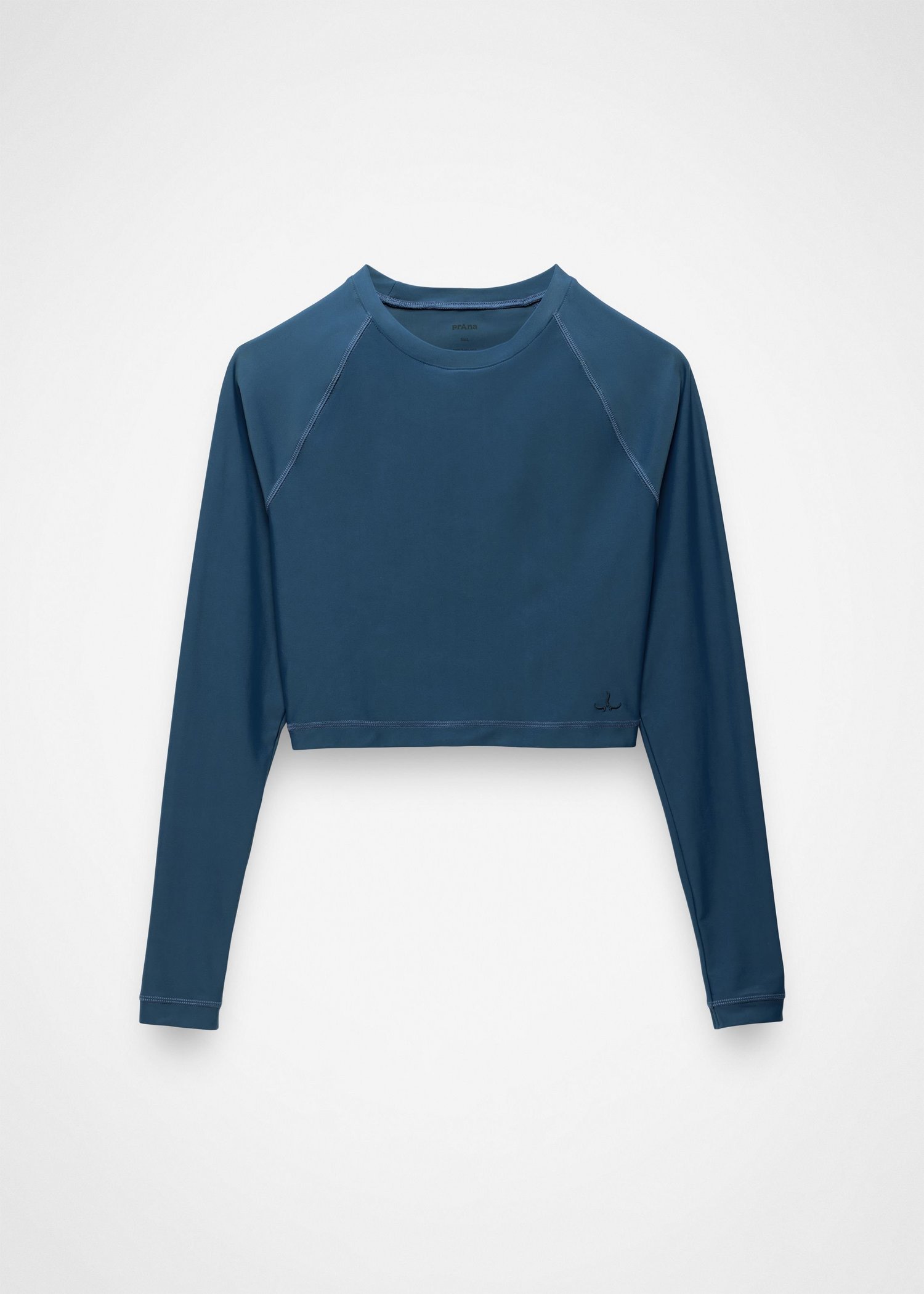 Womens prAna Baja Bound Rashguard Swim Top - Bluff Blue