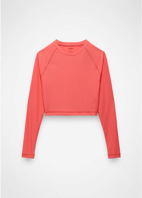 Baja Bound Rashguard Swim Top, Color: Guava Pop, image 1