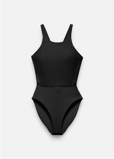 Baja Bound Cutout One Piece Swimsuit, Color: Black, image 1