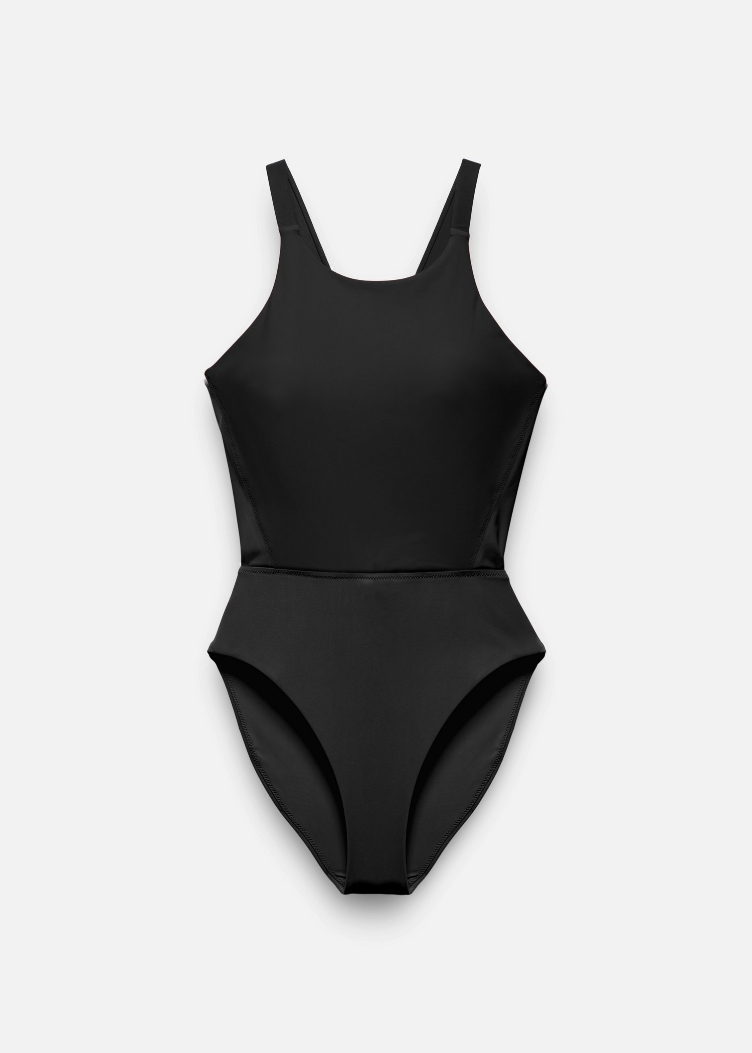 Womens prAna Baja Bound Cutout One Piece Swimsuit - Black
