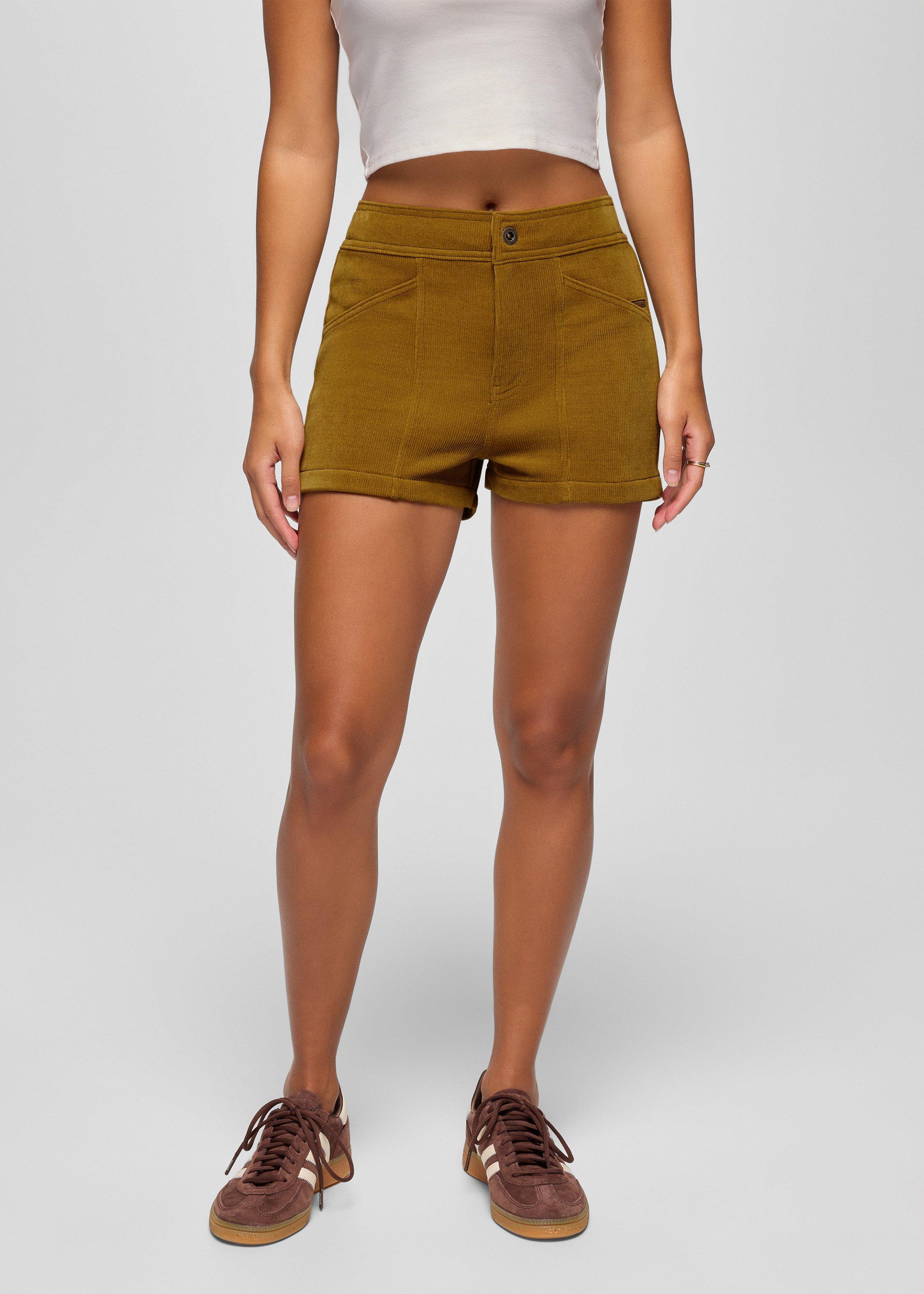 Womens prAna Deja View Short - Retro Olive