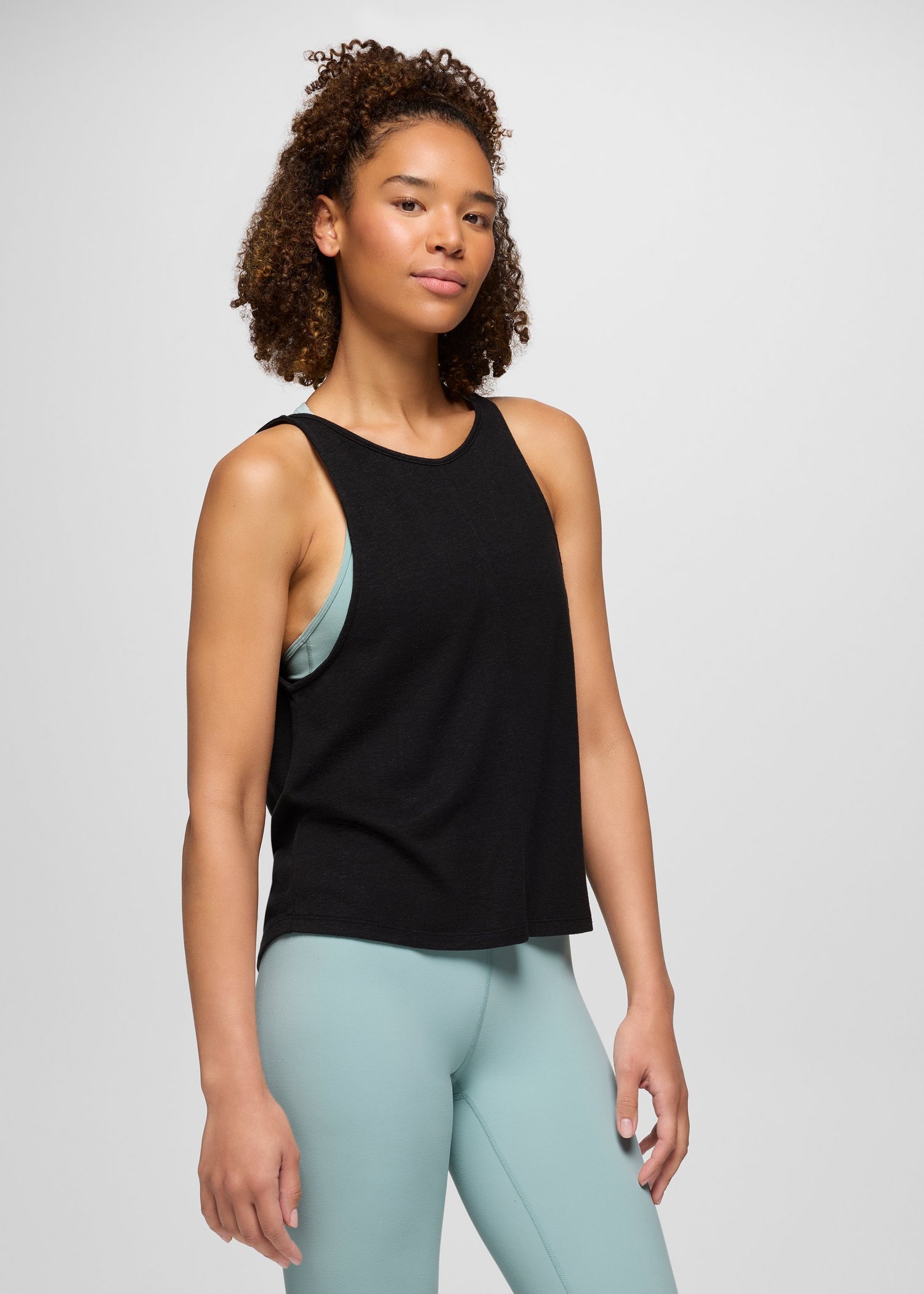 Womens prAna New Moon Tank - Black