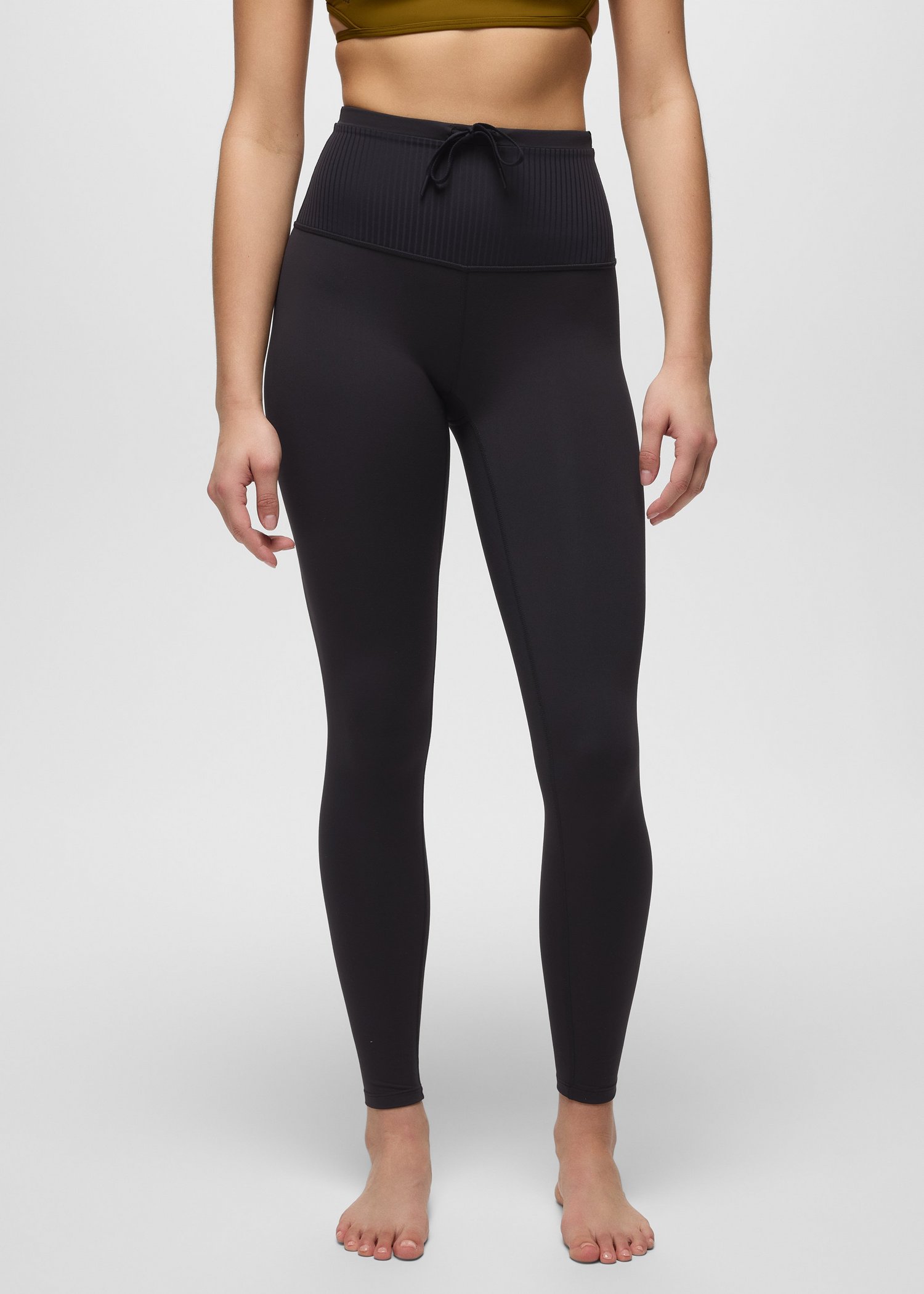 Womens prAna Luxara™ Salutations Legging - Black
